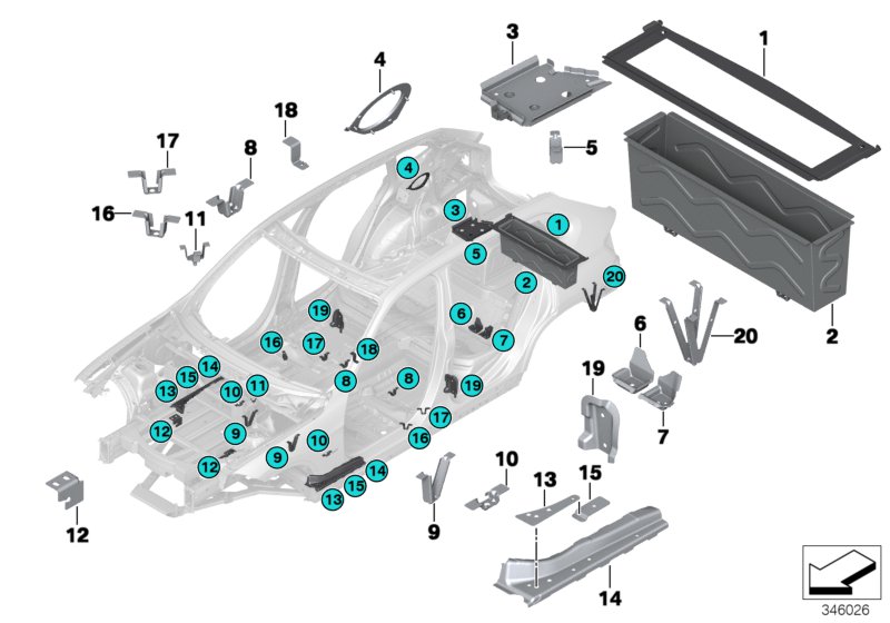 Body additions, add-on parts