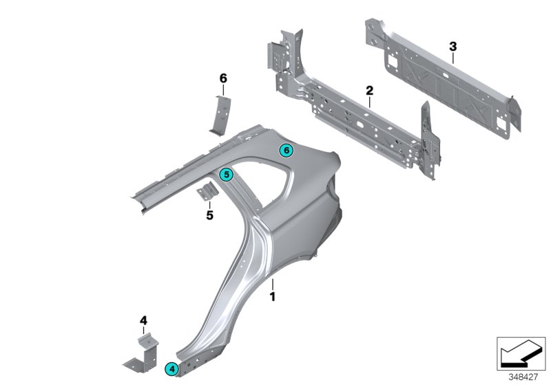 Side panel/tail trim