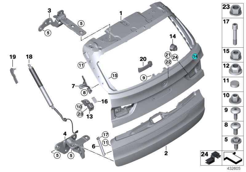 Trunk lid