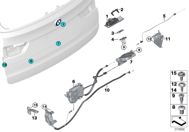 Trunk lid/closing system