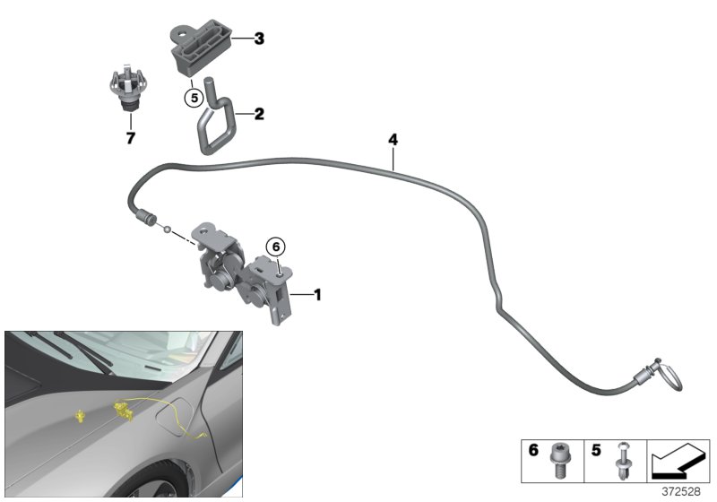 Bonnet / closing system