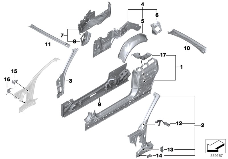 Side frame