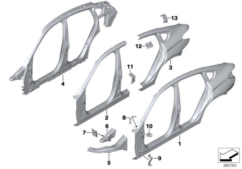 Side frame