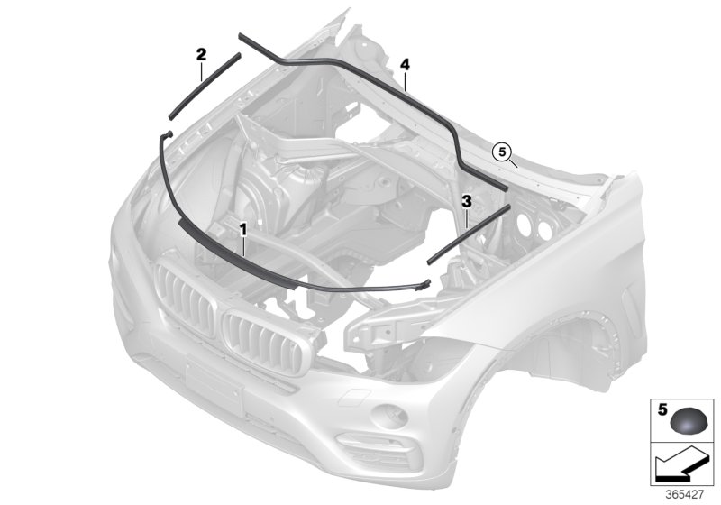Bonnet seals