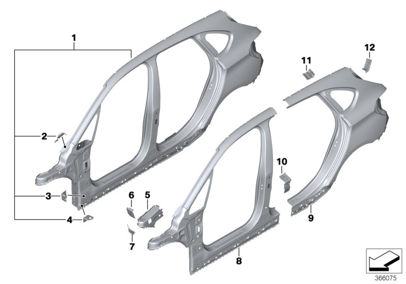 Side frame
