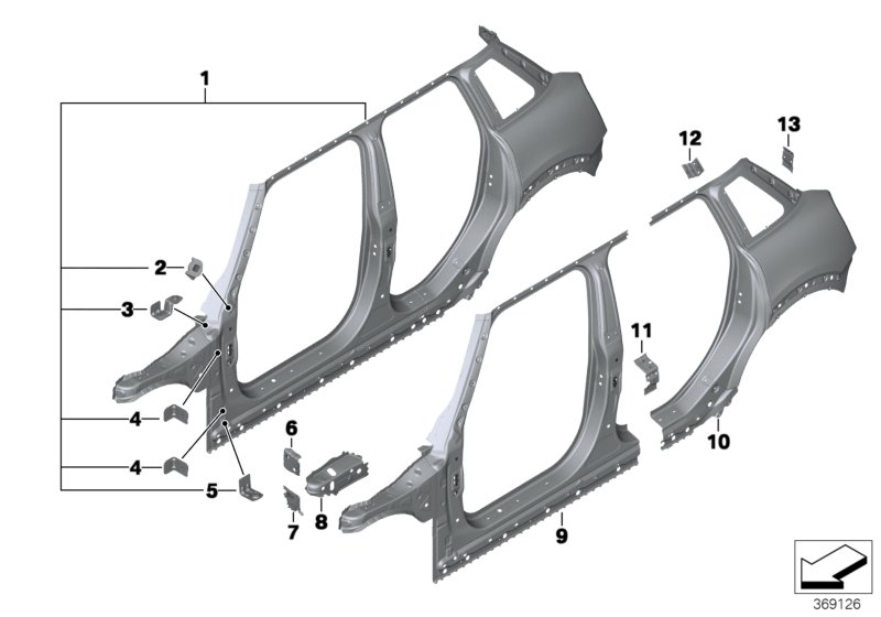 Side frame