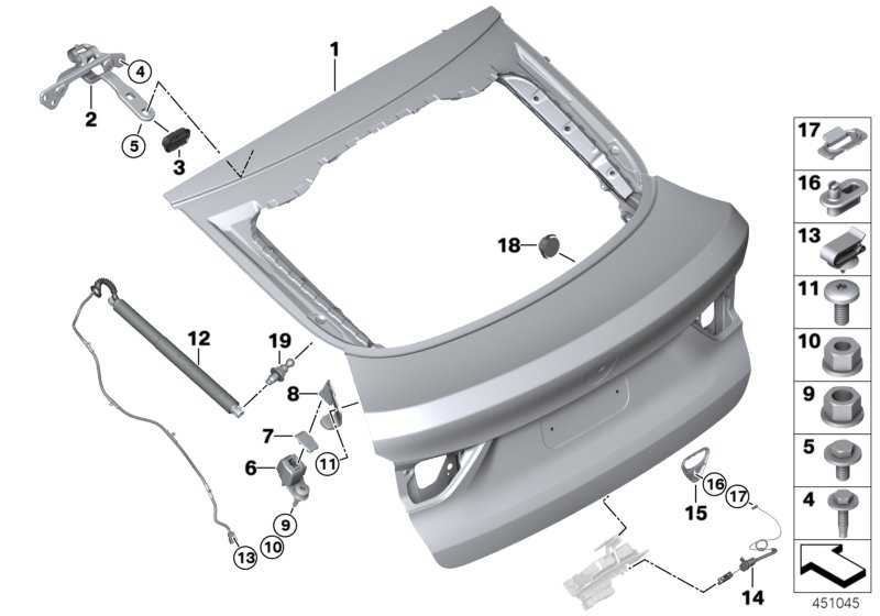 Trunk lid