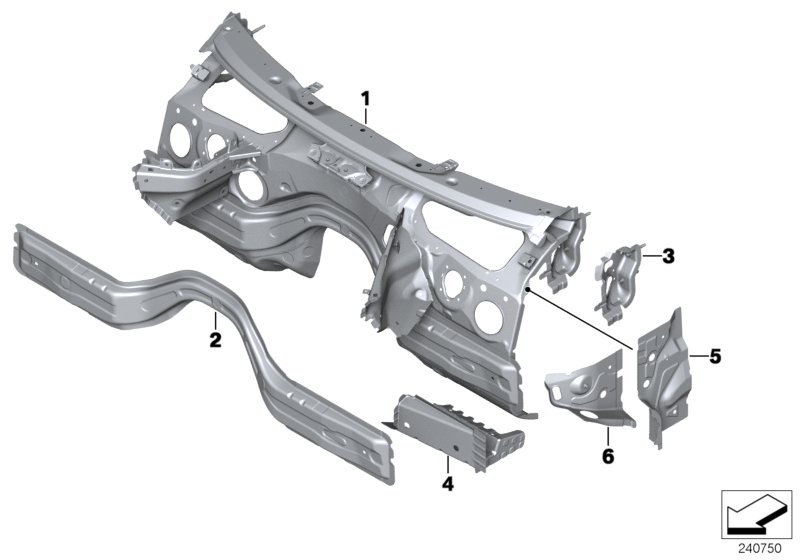 Splash wall parts