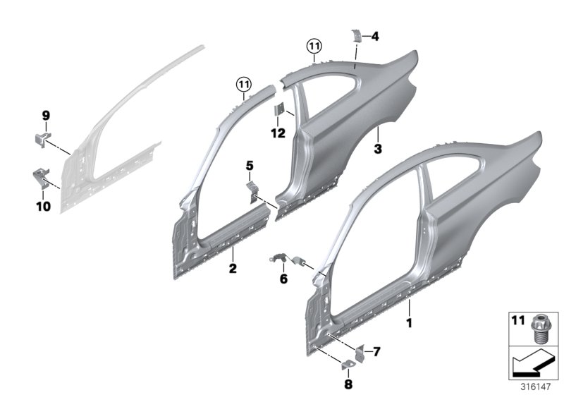 Side frame