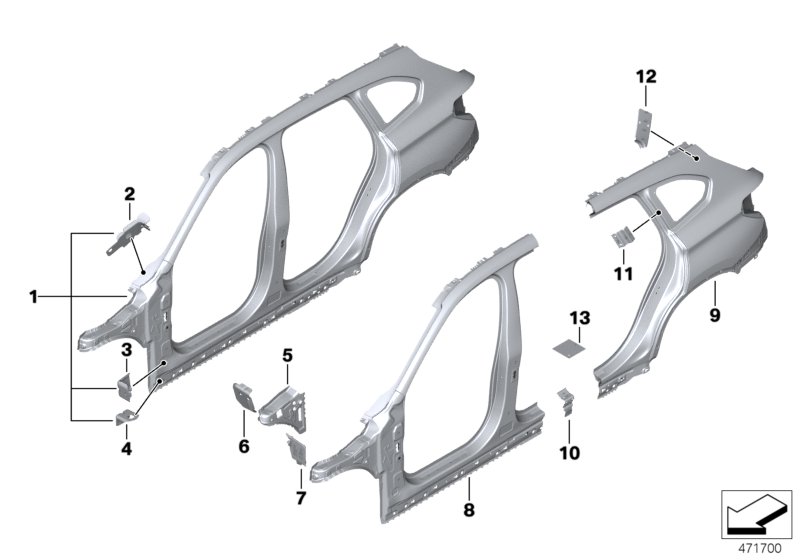 Side frame