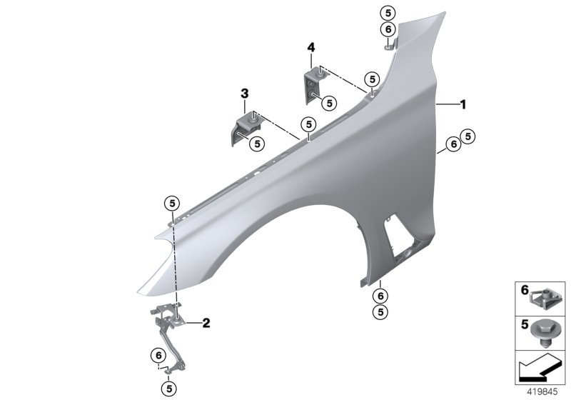 Side panel, front