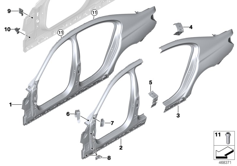 Side frame