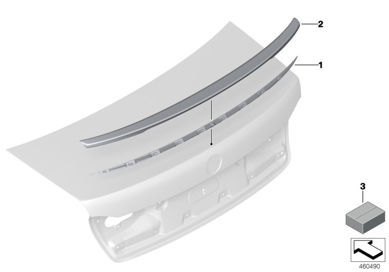 M Rear spoiler