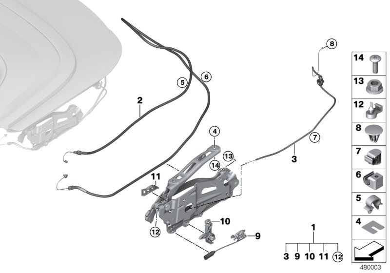 Conv.-top comp.-lid mechanism