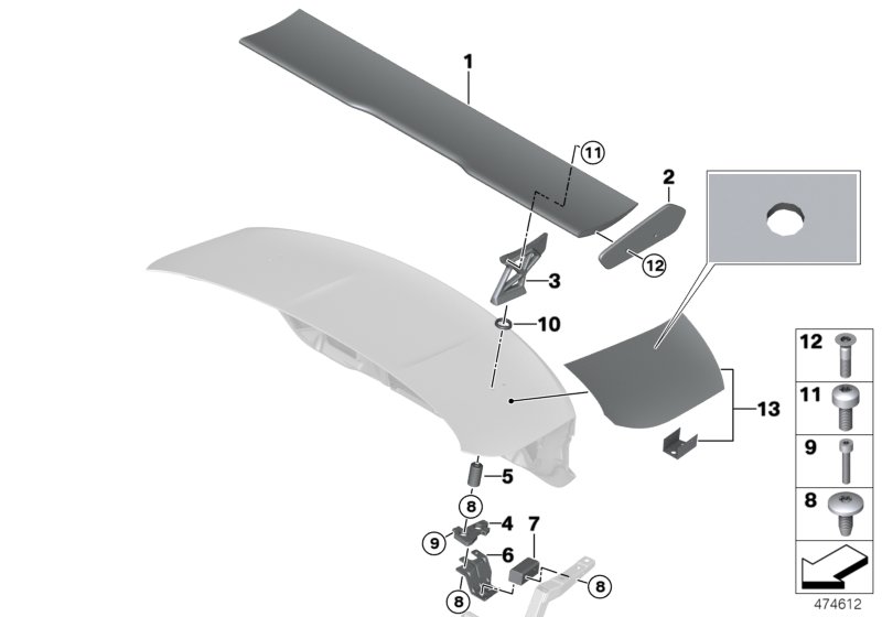 Rear wing