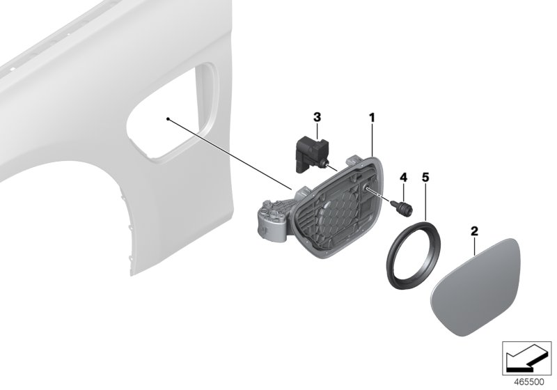 Charging flap