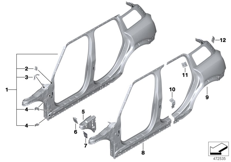 Side frame