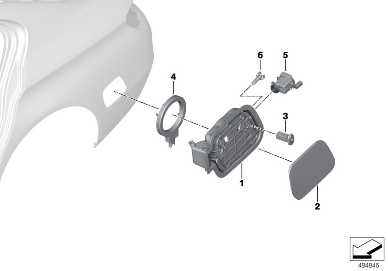 Charging flap