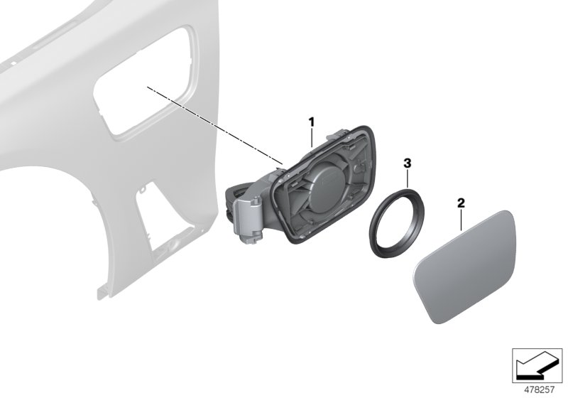 Charging flap