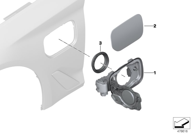 Charging flap