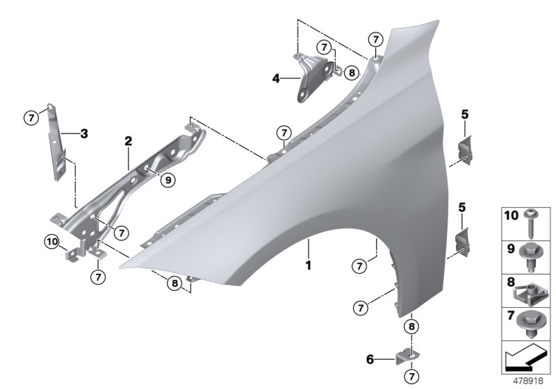 Side panel, front