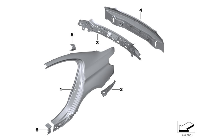 Side panel/tail trim