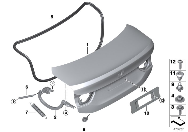 Trunk lid