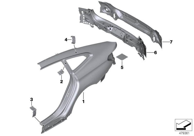 Side panel/tail trim