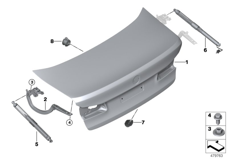 Trunk lid