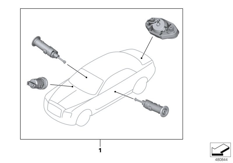 One-key locking