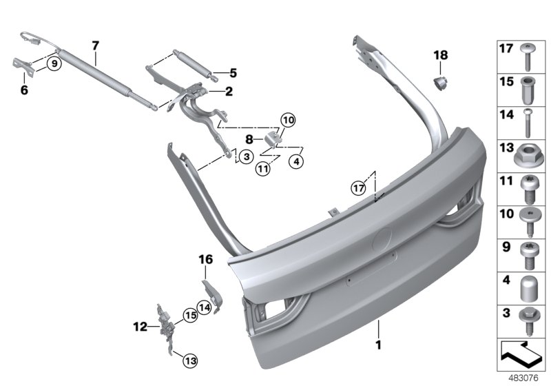 Trunk lid