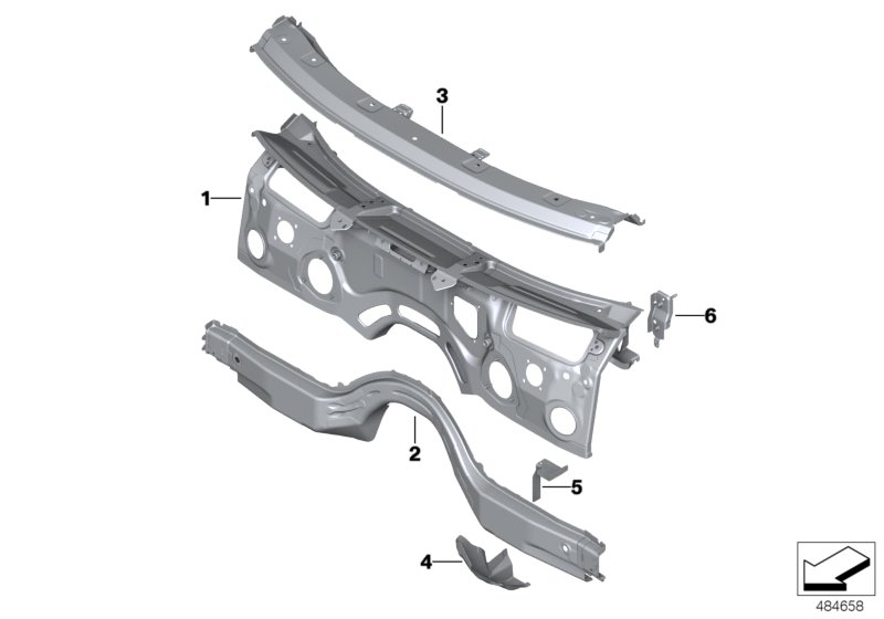 Splash wall parts