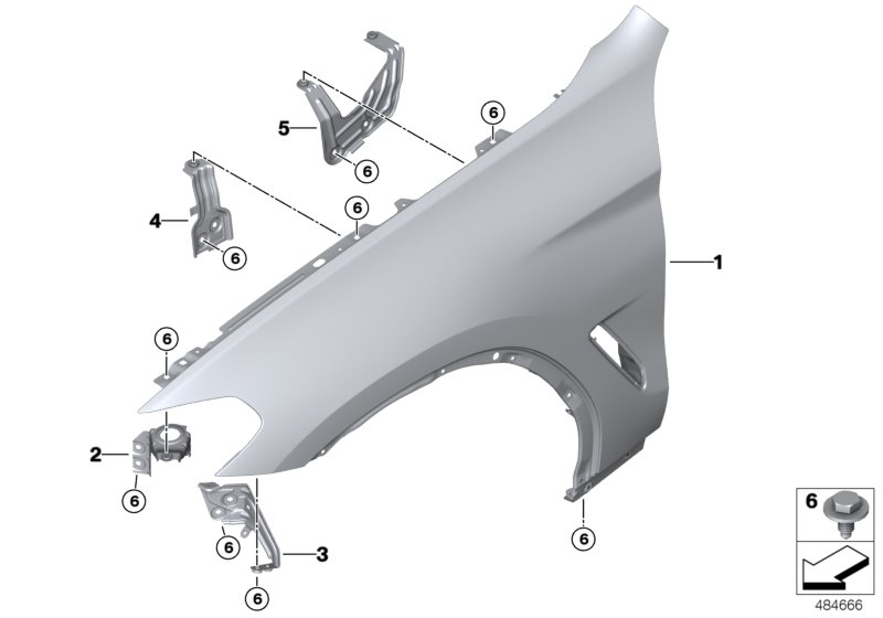 Side panel, front