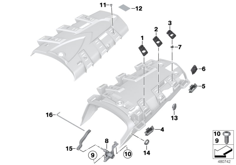 Rear carrier part