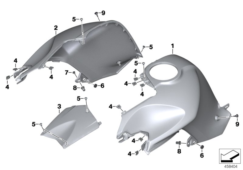 Covering fuel tank