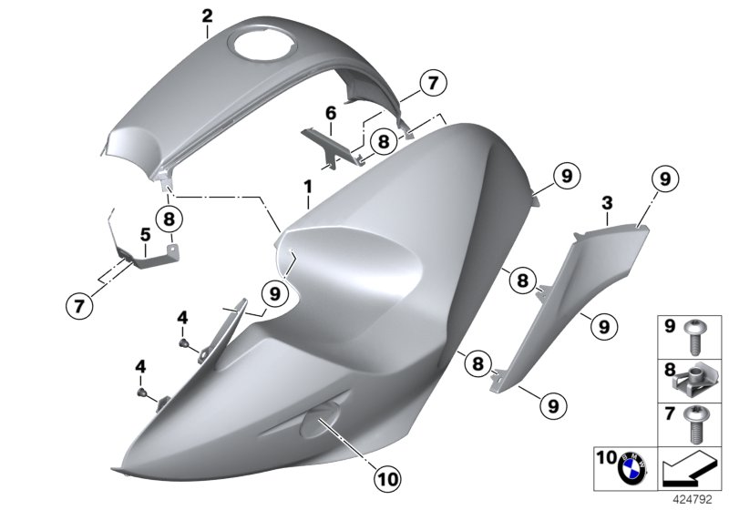 Fairing side section / Center part