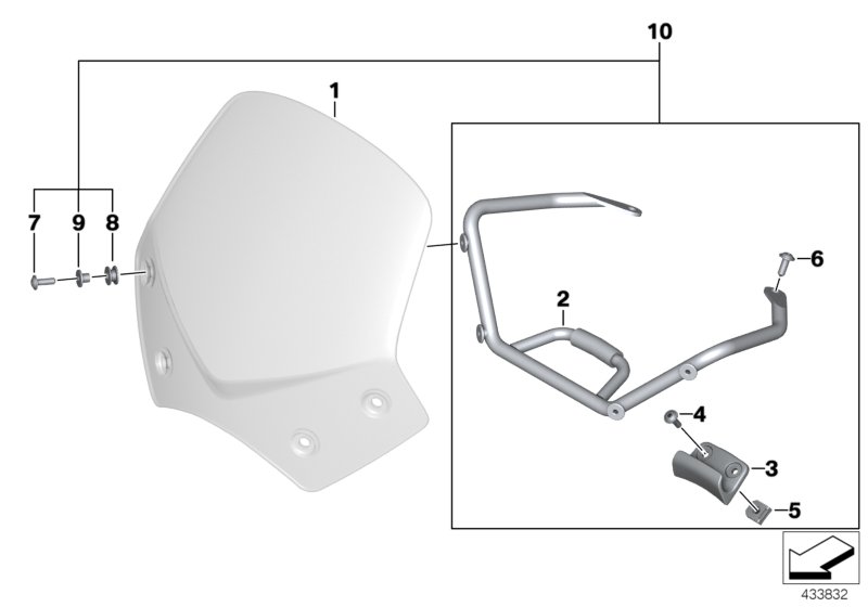 Sport windscreen