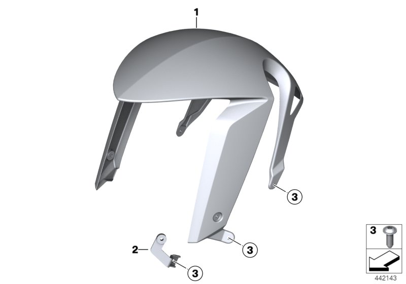 Front mudguard
