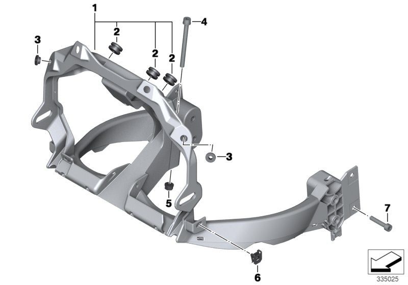 Front panel carrier