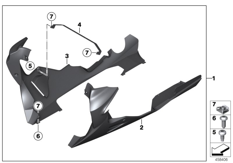Engine spoiler