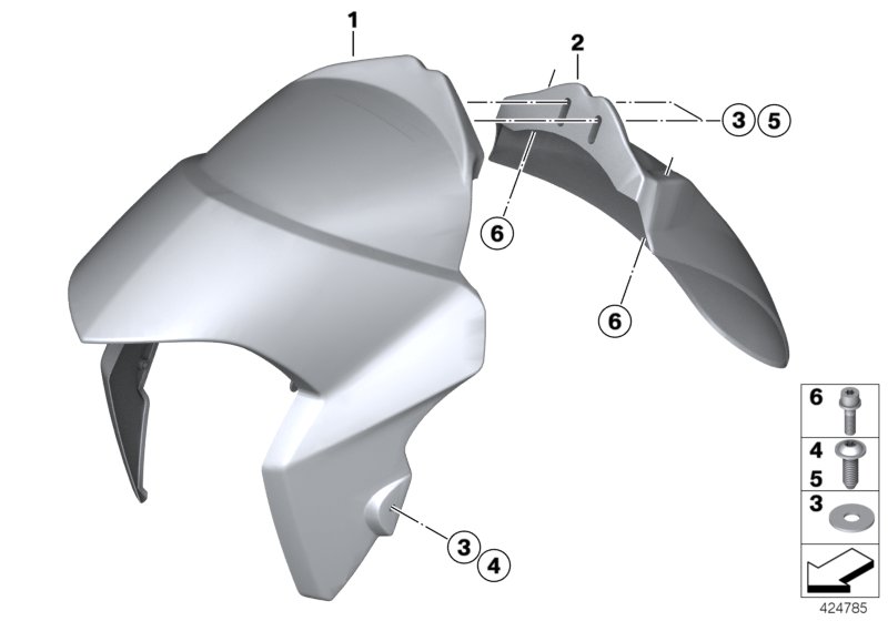 Wheel cover, front