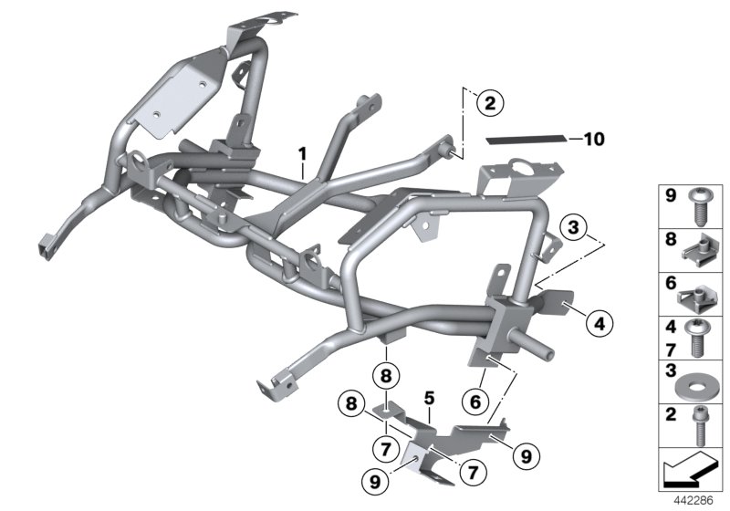Fairing bracket