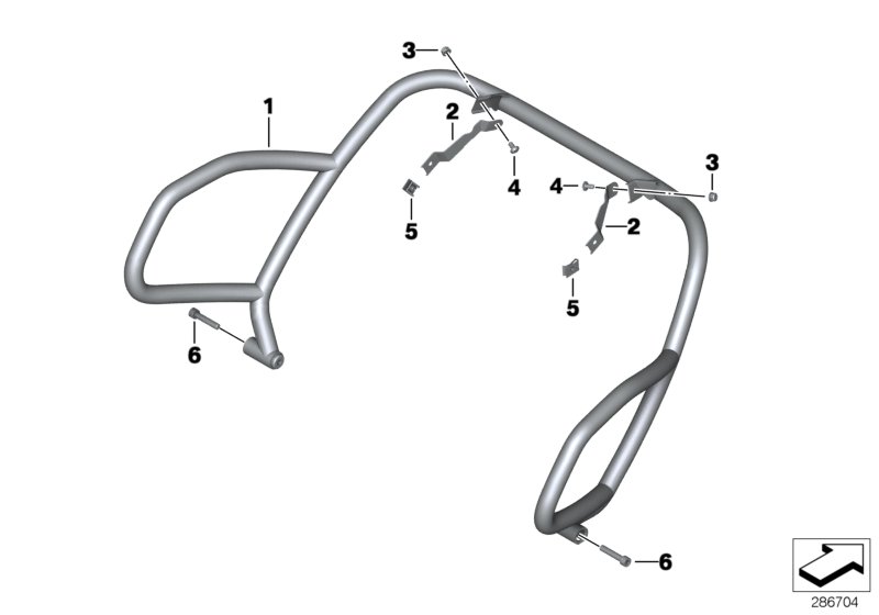 Tank safety bar