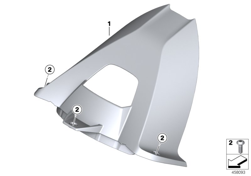Wheel cover, rear