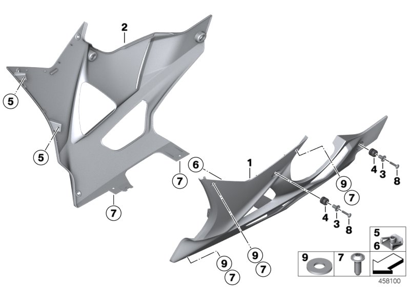 Engine spoiler
