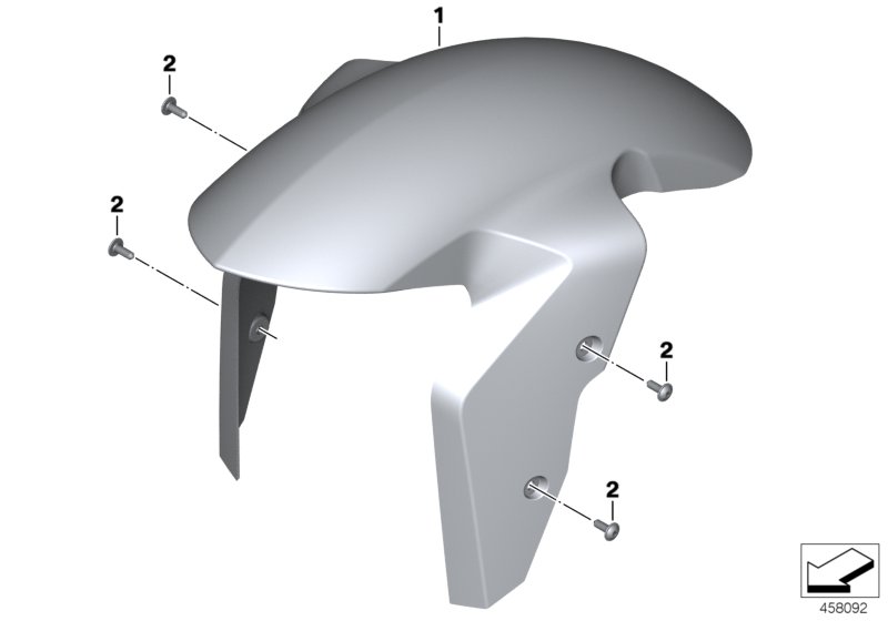 Wheel cover, front
