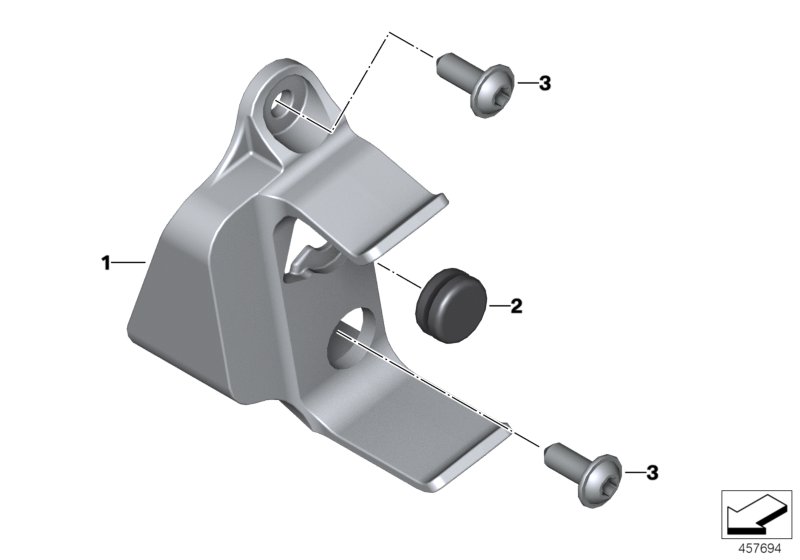 Holder, intake snorkel