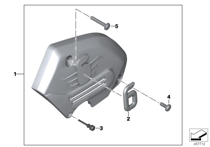 Gearbox cover, left