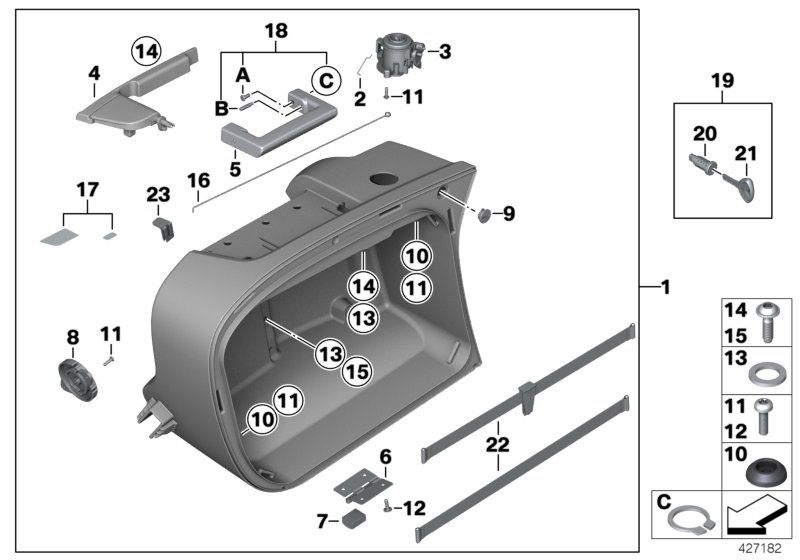 Case, lower part