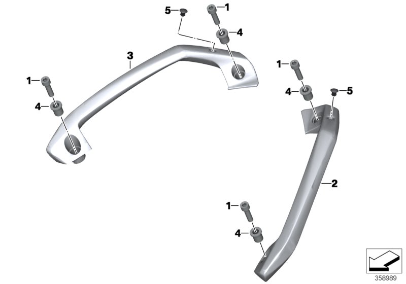 Handle rear